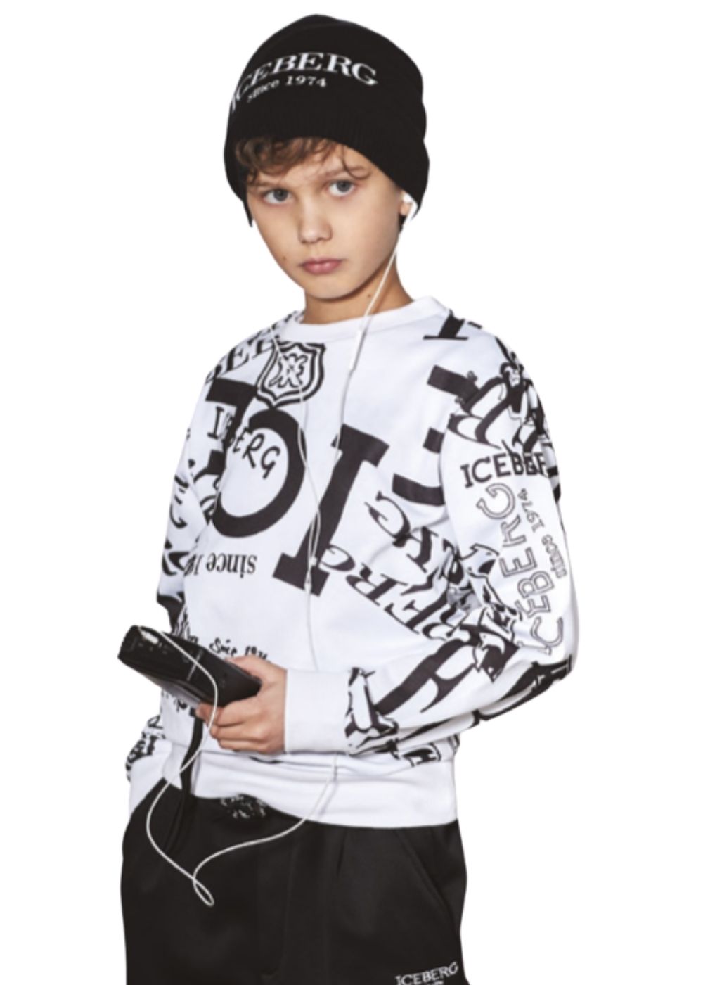ICEBERG FELPA GIROCOLLO