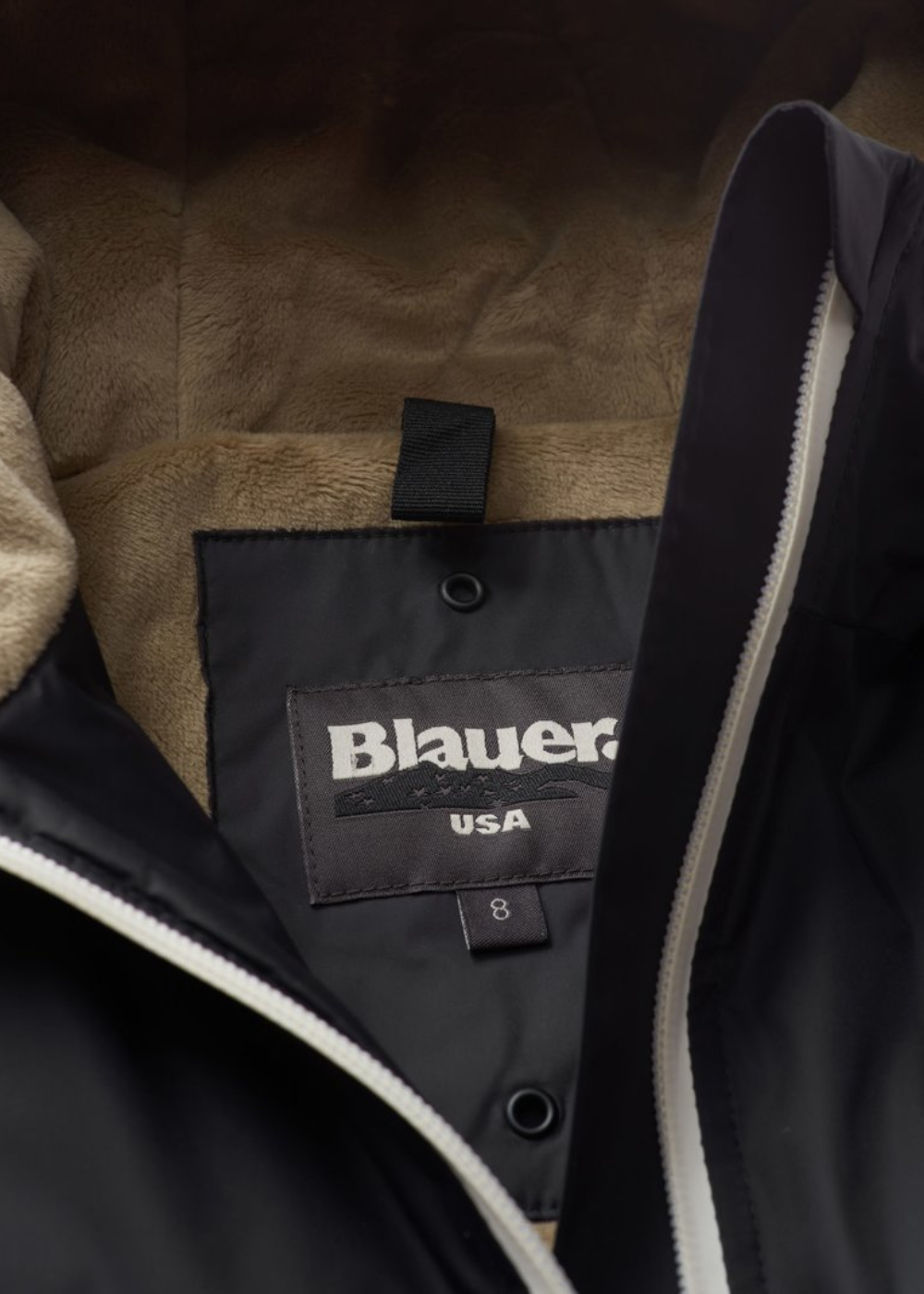 Blauer Giubbotto Con Interno In Pelliccia - immagine 3