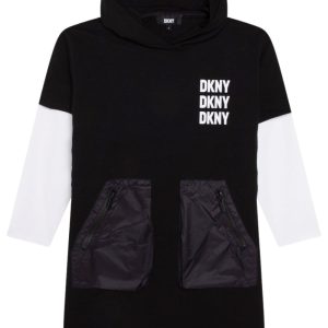 Dkny Abito Con Cappuccio