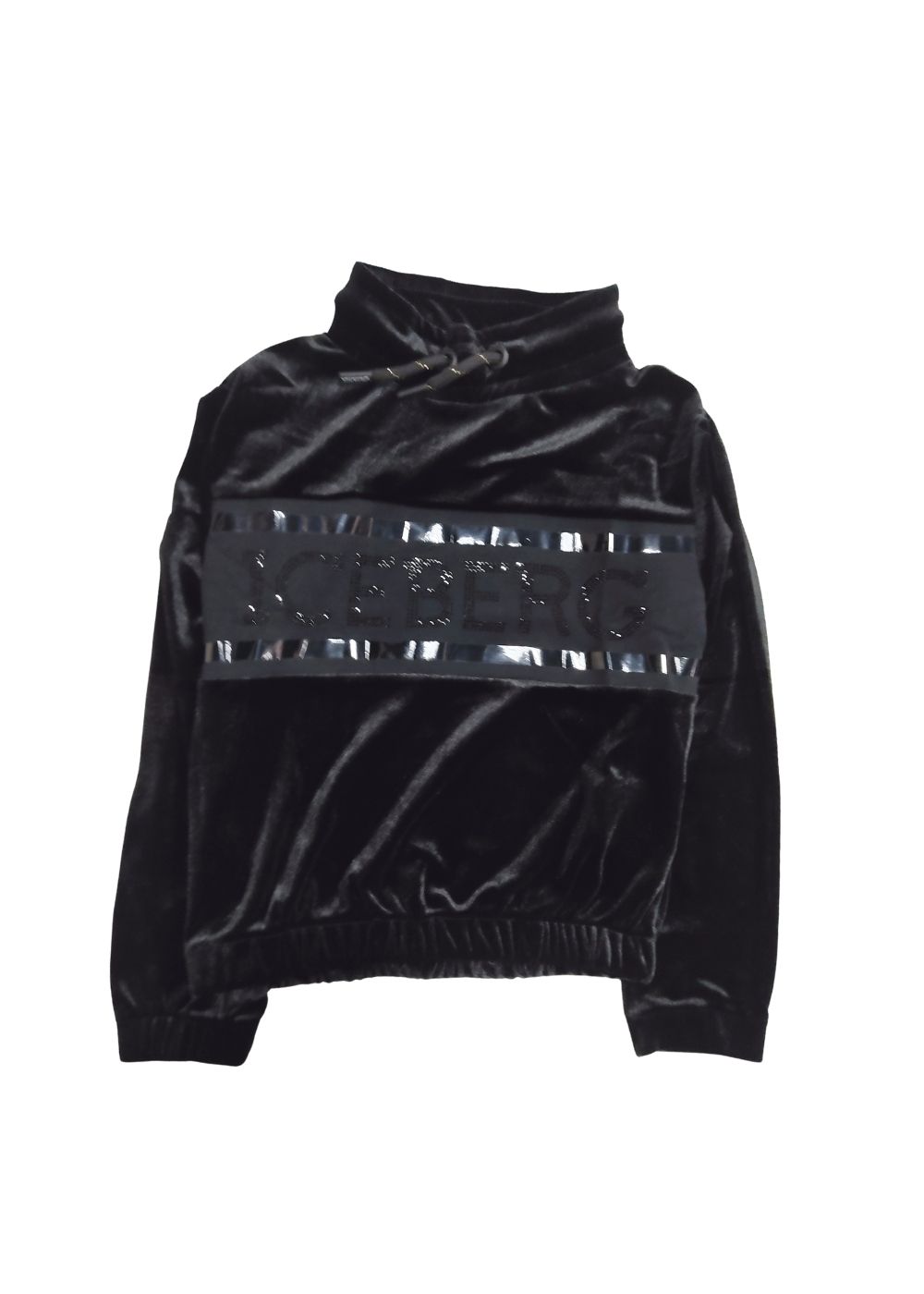 Iceberg felpa collo alto in ciniglia - immagine 3