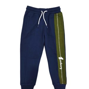 ICEBERG PANTALONE BLU FELPATO