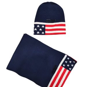 JECKERSON CAPPELLO E SCIARPA “USA”