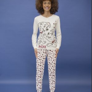 101 DALMATIANS – Pigiama Donna Caldo Cotone Interlock