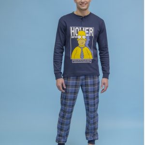 SIMPSONS – Pigiama Uomo In Caldo Cotone