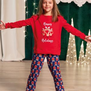 LOVEANDBRA – Pigiama Natalizio Bambina In Caldo Cotone