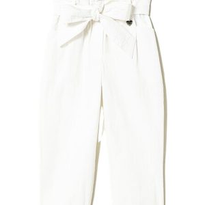 TWINSET PANTALONI IN POPELINE