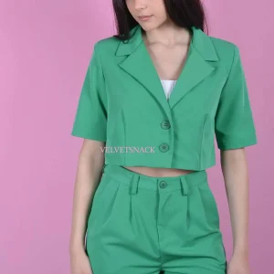 Blazer Corto Verde