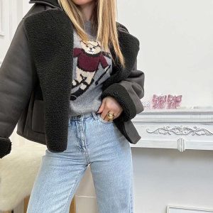 VelvetSnack Maglia Misto Cashmere Antracite