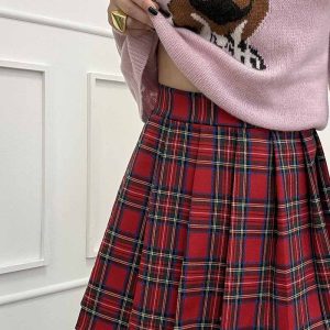 VelvetSnack Minigonna Tartan