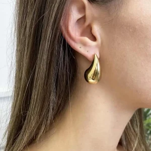 VelvetSnack Orecchini Goccia Oro