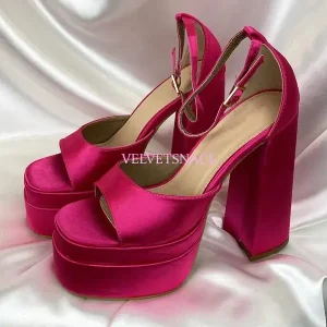 Sandali Donatella Fucsia