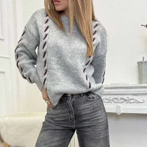 Vero Moda Maglia Winter Grigio Perla