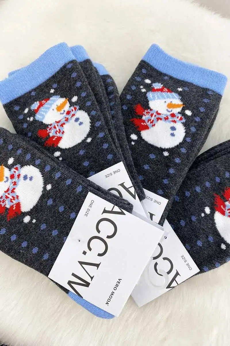 Vero Moda Calze Pupazzo di Neve