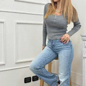 Vero Moda Maglia Costy Grigio