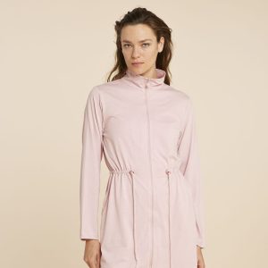 NOIDINOTTE – Vestaglia Manica Lunga In Cotone – Glicine – Blu Riviera