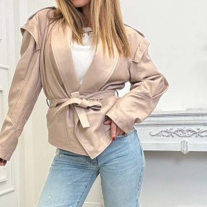 Vicolo Giacca Vera Pelle Nude