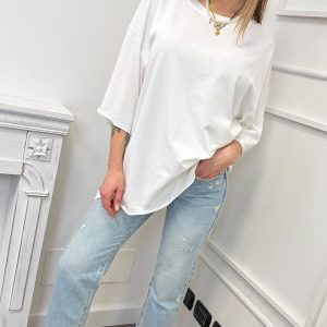 Vicolo T-shirt Oversize Bianco