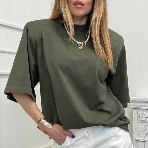 Vicolo T-shirt Spalline Militare