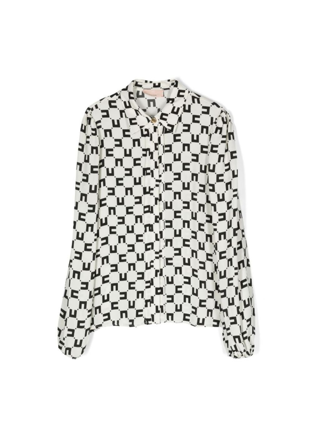 Elisabetta Franchi Camicia con Stampa Monogramma - immagine 2