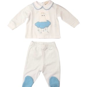 Nanán Completo 2 pezzi Con Ricamo