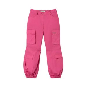 Twinset Pantaloni cargo in Popeline