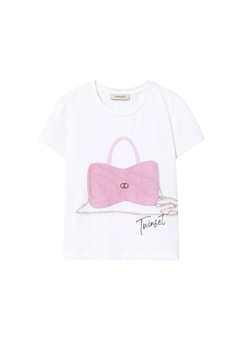 Twinset T-shirt con Stampa Glitter - immagine 2