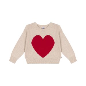 Petit Bateau Maglione in Misto Lana e Cotone