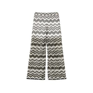Twinset Pantaloni in rete Chevron