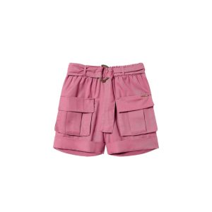 Twinset Shorts con tasche utility e cintura