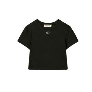 Twinset T-shirt con Oval T e Cut-out