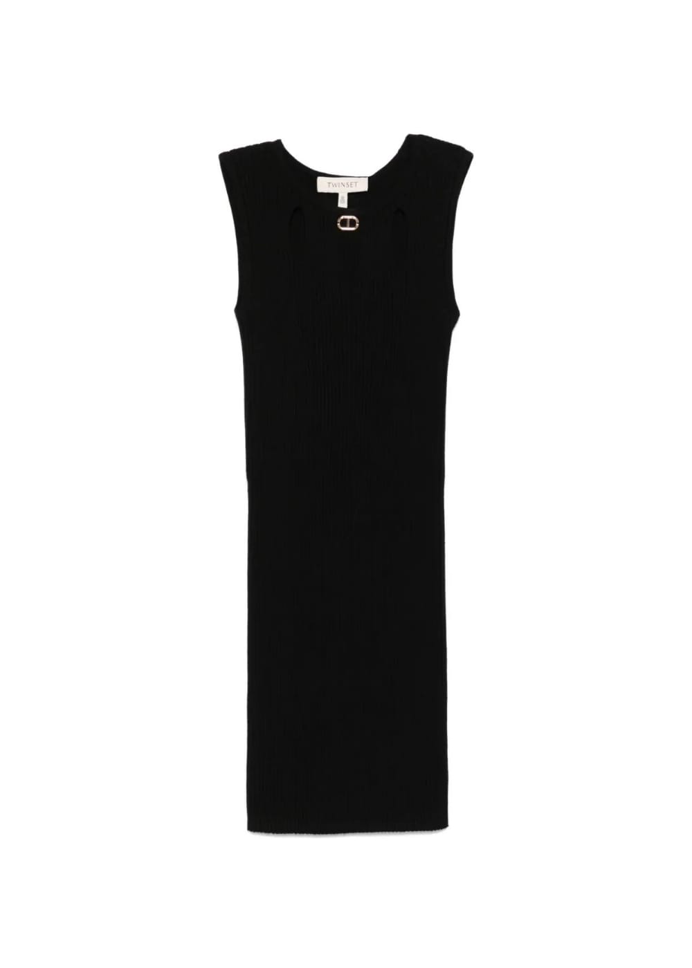 Twinset Tubino in Maglia a Coste