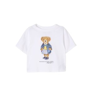 Polo Ralph Lauren T-shirt con Stampa Bear