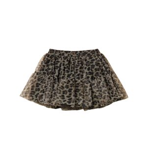 TwinSet Gonna Corta in Tulle Animalier
