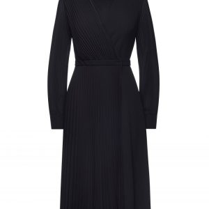 ABITO NERO CON CHIFFON PLISSé