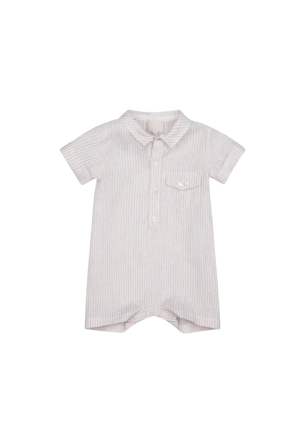 Lalalù Pagliaccetto in Lino color corda - immagine 2