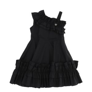 Monnalisa abito popeline monospalla