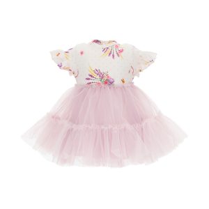 Monnalisa abito tulle bicolor