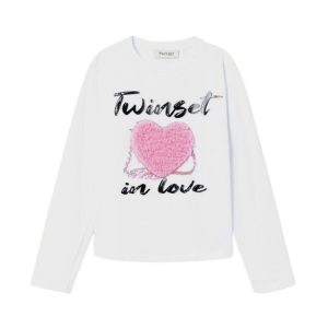TwinSet T-shirt con Applicazioni Peluche