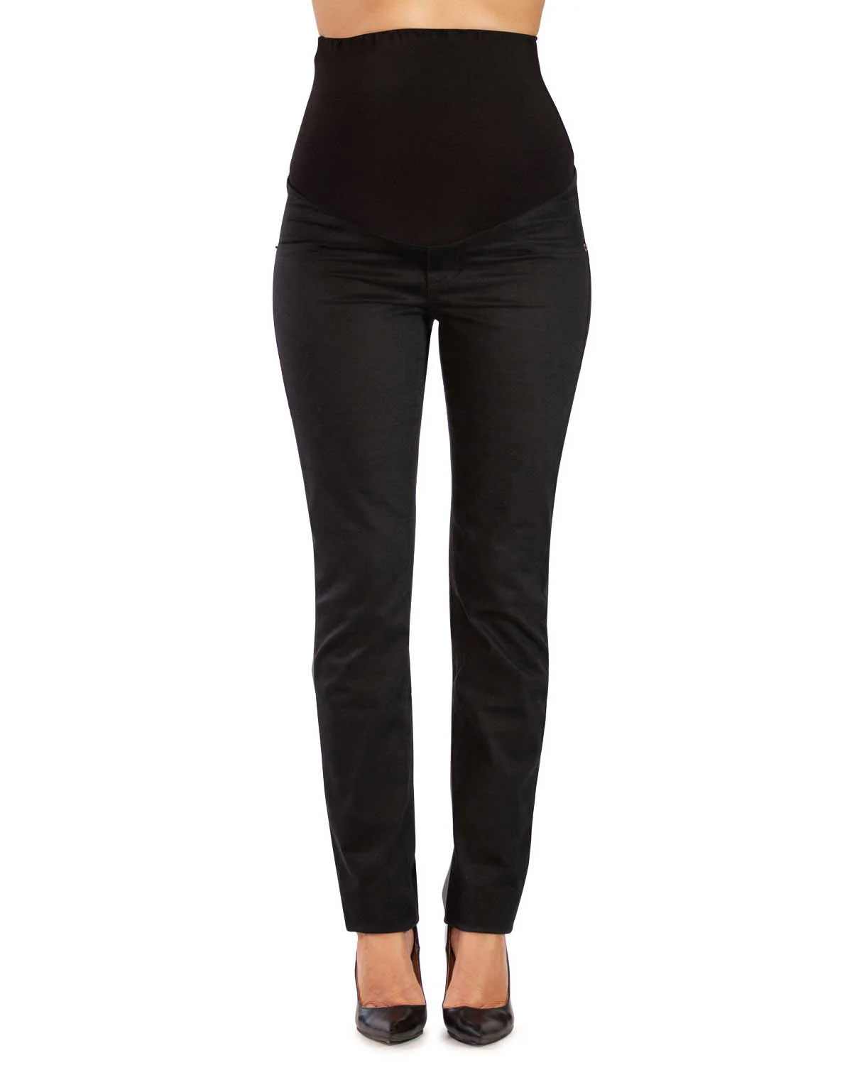 Pantalone Premaman a Sigaretta - Nero - immagine 5