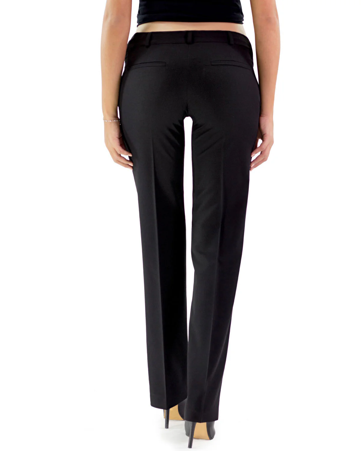 Pantalone premaman ufficio - Nero - immagine 3