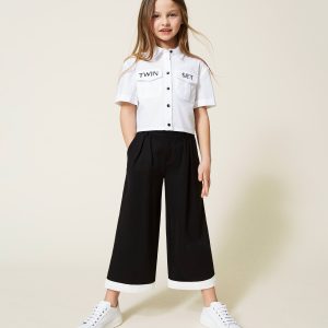 pantaloni cropped