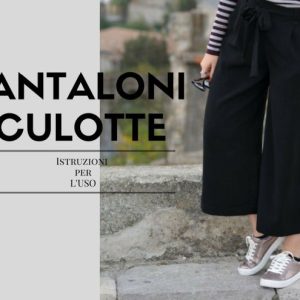 pantaloni cropped