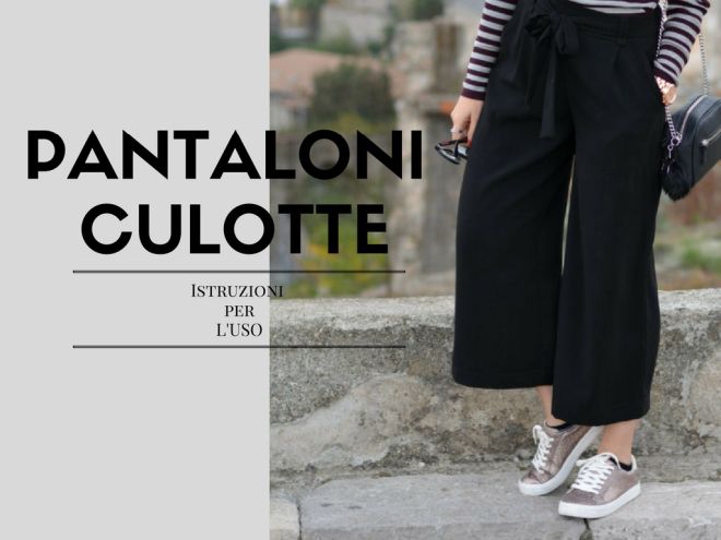 pantaloni cropped