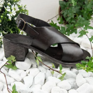 SANDALO CON TACCO AVANA TDM