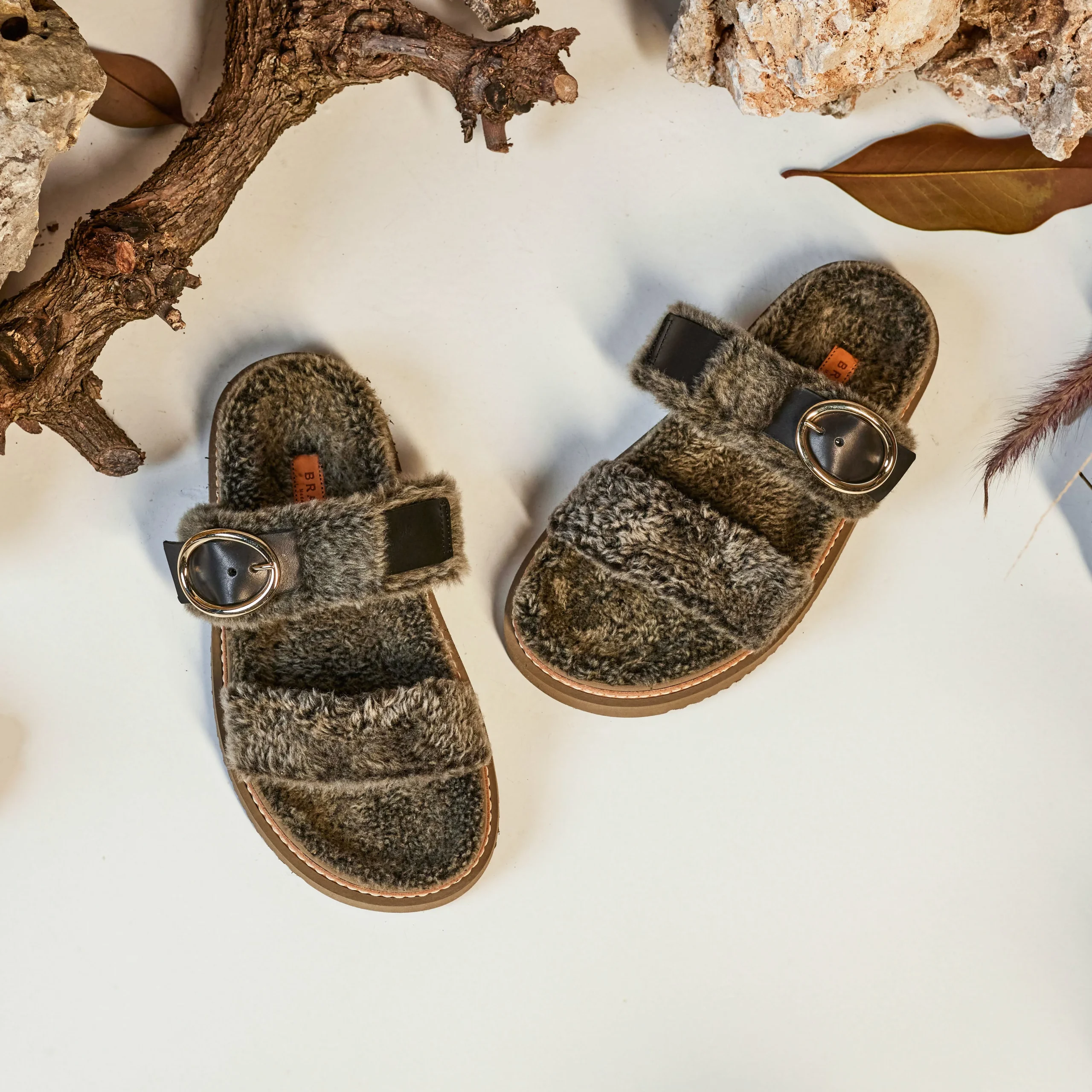 SANDALO SHEARLING NIAGARA MUSCHIO