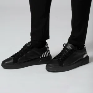 Sneakers nere in vera pelle