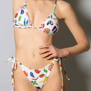 Adele Italy – Bikini triangolo con imbottitura e slip brasiliana