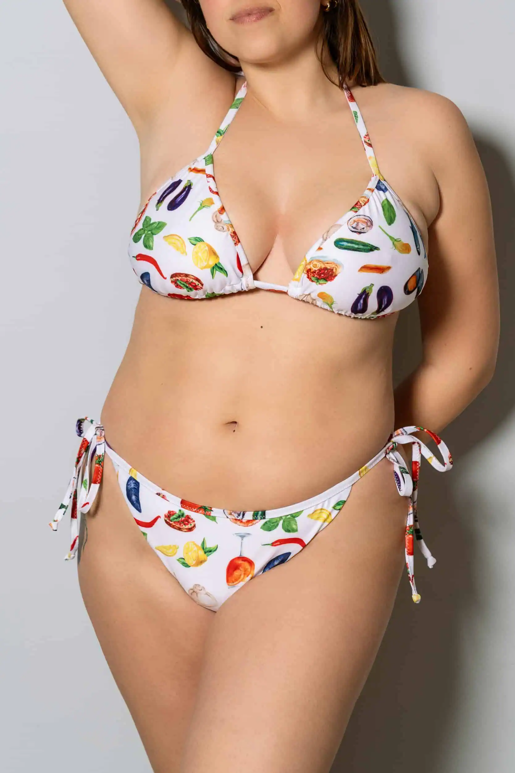 Adele Italy – Bikini triangolo con imbottitura e slip brasiliana - immagine 8